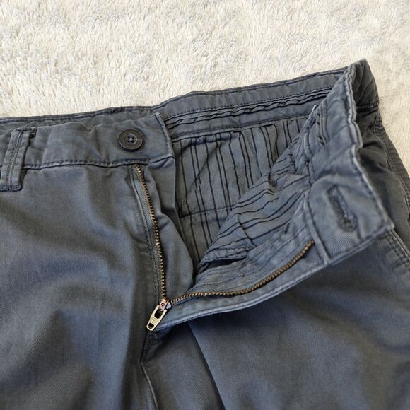 Zara Chino Pants Men's 30x30 Grey Slim Fit Stretchy - Picture 4 of 10